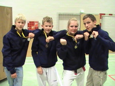 medaljevindere fra taekwondo stævne i esbjerg